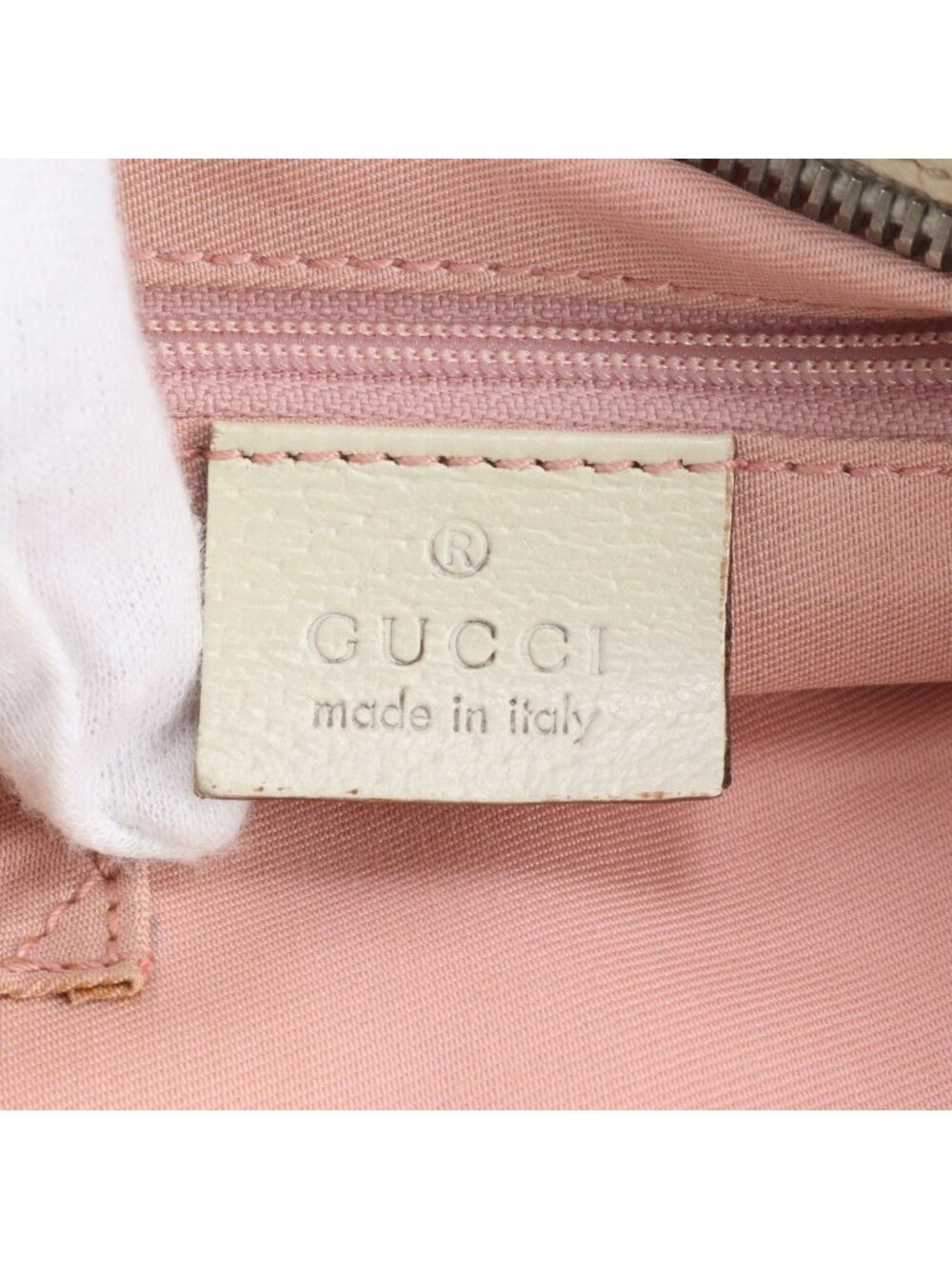 Gucci GG Canvas Sherry Line Leather Shoulder Bag Crossbody - Picture 8 of 9